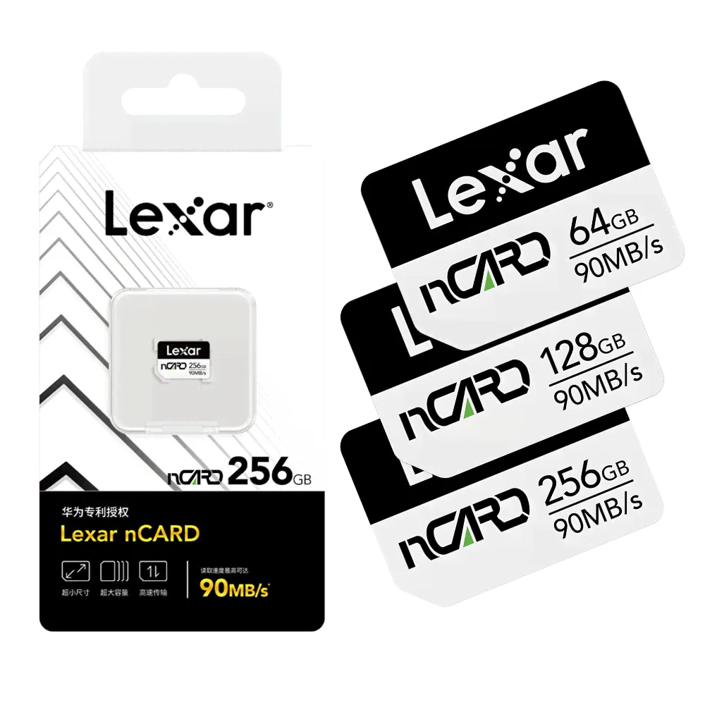 NM Card High Speed TF Memory Card Read 90MB/s Nano Memory Card Storage Card Expansion 64GB 128GB 256GB Flash Nano SD Card For HUAWEI Series Increase Storage Card Expansion Huawei P40 / Huawei Mate 20-0