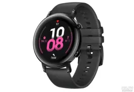 Умные часы Huawei Watch GT2 42mm. Black Night (DAN-B19) Чёрный ремешок. Новые. Смарт-часы с измерением кислорода в крови, влагозащита IP68 [GT 2 42 mm]
