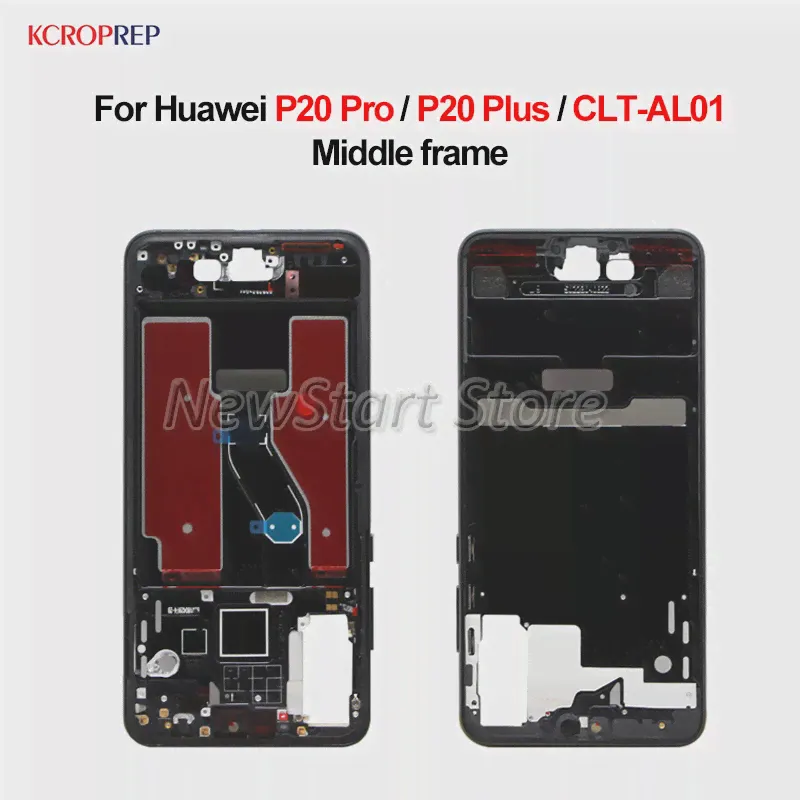 Средняя Рамка Для Huawei P20 Pro Передняя ЖК-рамка Безель Замена Шасси Запчасти Для Ремонта Huawei P20 Plus CLT-AL01 Средняя Рамка-0