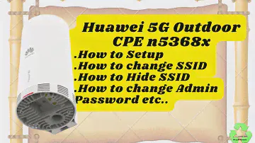 Как настроить уличный процессор Huawei 5g n5368x