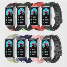 Силиконовый браслет для Huawei Band 6/6 Pro, Регулируемый ремешок для часов Huawei honor band 6 Smart Watch Sport Correa