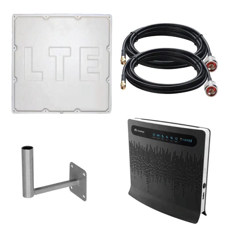 Комплект интернета Huawei B593 c антенной ZONG 2х20dBi (МЕДЬ)
