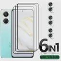 6-в-1 Для Huawei Nova 10 SE Стекло Для Huawei Nova 10 SE Полное покрытие Защитное Закаленное Стекло Для Huawei Nova 9 10 SE Стекло объектива