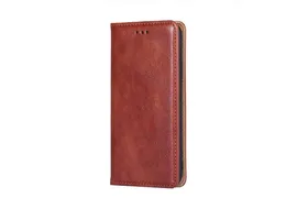 Чехол-книжка MyPads для Huawei P50 / Хуавей P50,(коричневый)