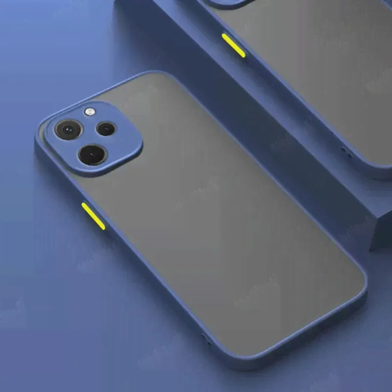 Для Huawei Nova Y61 Чехол Для Huawei Nova Y61 Чехол Противоударный Бампер Матовый Полупрозрачный Для Чехлов Huawei Nova Y61 Y70 Y90 Case-0