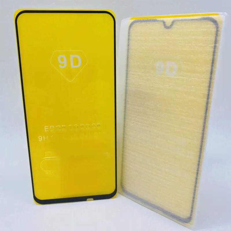 Защитное стекло 9D для Honor 9X /9X Premium /Huawei P smart Z / Y9s / Y9 Prime 2019 FUEL GLUE в техпаке (на полный экран, полный клей, салфетки в комплекте) фабрика Шеньжень-0