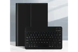 Клавиатура с чехлом «MyPads Tasti Keyboard» для Huawei MatePad 11.5 съёмная беспроводная Bluetooth-клавиатура черная кожаная + гарантия + русские буквы